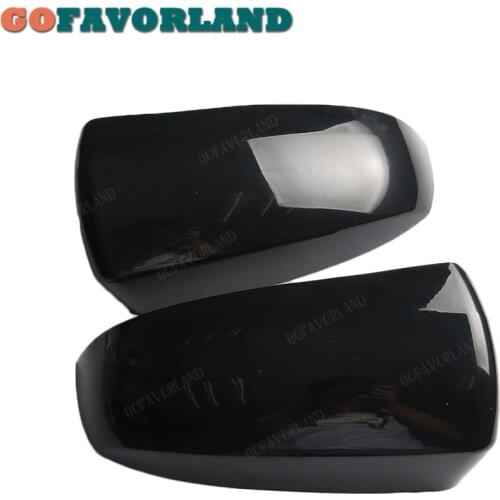 Left Right Pair Outside Rearview Mirror Cover Cap 51167180725 51167180726 For BMW X5 X6 E70 E71 E72 2007-2012