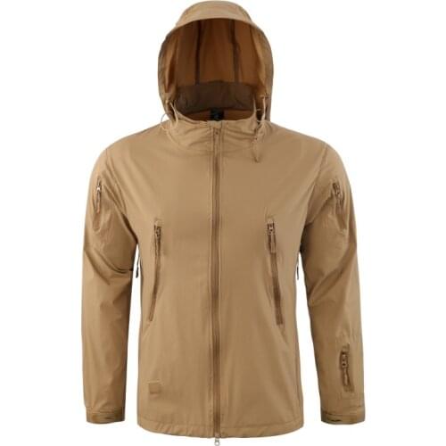 Shanghai Story Mens Autumn Military Tactical Jackets Men Casual Slight Waterproof Coats Army Soft Shell Windbreaker Male jacket