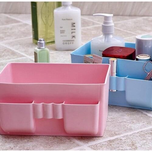 1PC new multifunction jewelry storage box fashion Make-up box Office Organizer OK 0211