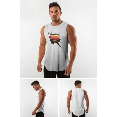 Workout Clothing Gym Mesh Tank Top Men New Fitness Summer Fashion Musculation Bodybuilding Sport Sleeveless Shirt Quick Dry Vest