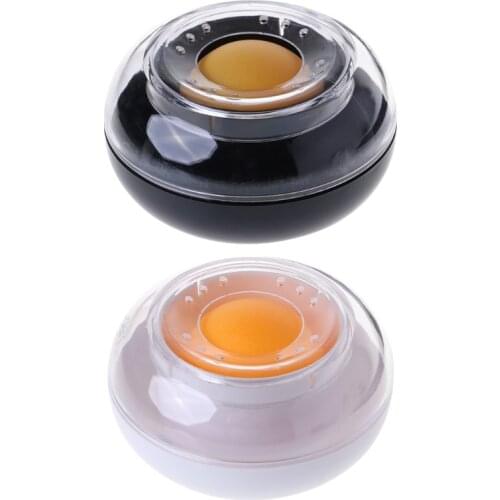 Plastic Round Case Sponge Finger Wet Wetted Tool For Casher Counting Cash Money JUL-26A