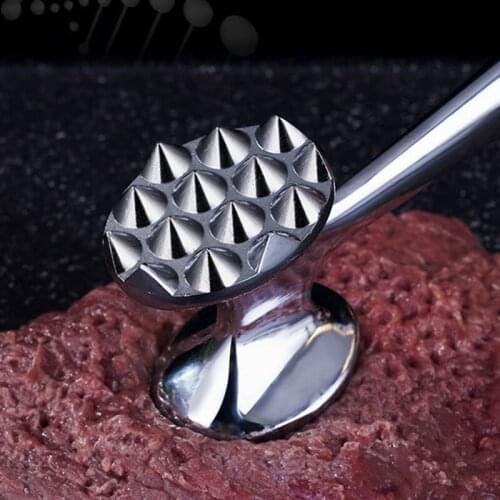 Portable Loose Meat Hammer Profession Meat Hammer With Handle Meat Tenderizer Needle Kitchen Meat Tools for Pig Chop Steak