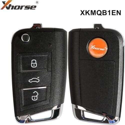 Xhorse XKMQB1EN Wire Remote Key For VW MQB Flip 3 Buttons English Version for VVDI Key Tool/VVDI2