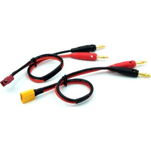 RC Connector Cable XT60/ T-Plug to 4mm Banana Connector for IMAX B6 B6AC B8 Chargers
