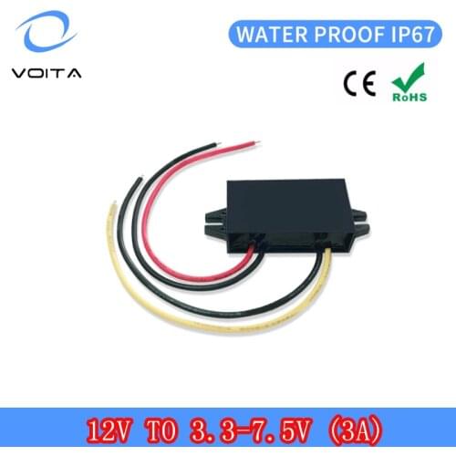 Voltage Regulator 12V to 3.3V 3.7V 4.2V 6V 7.5V DC DC Converter