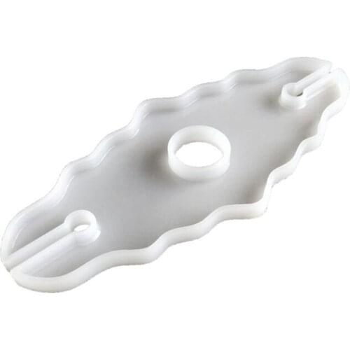 Crystal Epoxy Resin Mold Coaster Casting Silicone Mould DIY Crafts Jewelry Making Tool W0YA