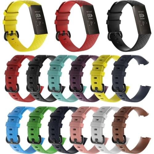 Silicone Wristband For Fitbit Charge 3 4 Band Breathable Watch Strap Sport Bracelet For Fitbit Charge 4 Charge 3 SE Smartwatch
