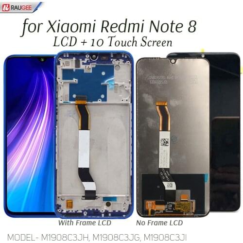 Display For Xiaomi Redmi Note 8 Lcd Display 10 Touch Screen Replacement Tested Smartphone LCD Screen Digitizer Spare Parts