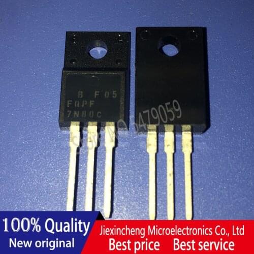 10PCS FQPF7N80C 7N80C FQPF8N80C 8N80C FQPF13N50C 13N50C TO220F New original