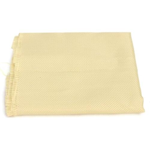 200gsm Woven Kevlar Fabric1100 Dtex Durable Plain Color Yellow Aramid Fiber Cloth DIY Sewing Crafts 100cm*30cm