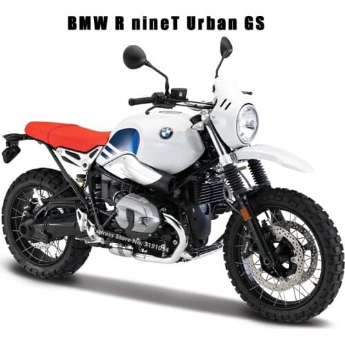 Bburago 1:18 Hot New Products BMW R nineT Urban GS original authorized simulation alloy motorcycle model toy car gift collection