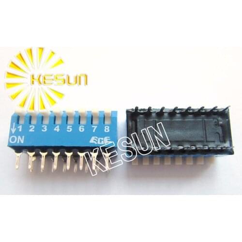 FREE SHIPPING 10PCSx 100% Original EPS108 EPS108A 8P 2.54mm Piano Keyboard Blue DIP Switch EPS108AZ