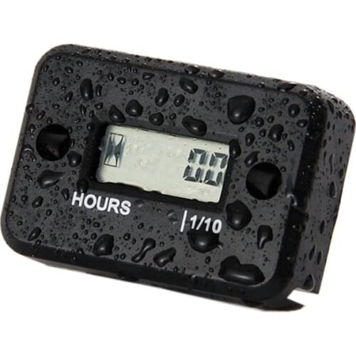 Free Shipping Inductive Water resist digital hour Meter timer motocross Gas RL-HM006