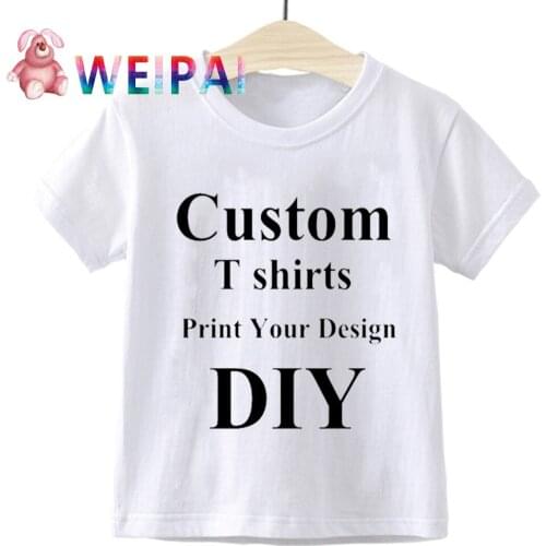 Custom Chirdren T-shirts DIY Print Your Design Kids T-shirts Boys/Girls DIY Tee Shirts Printing,Contact Seller Frist