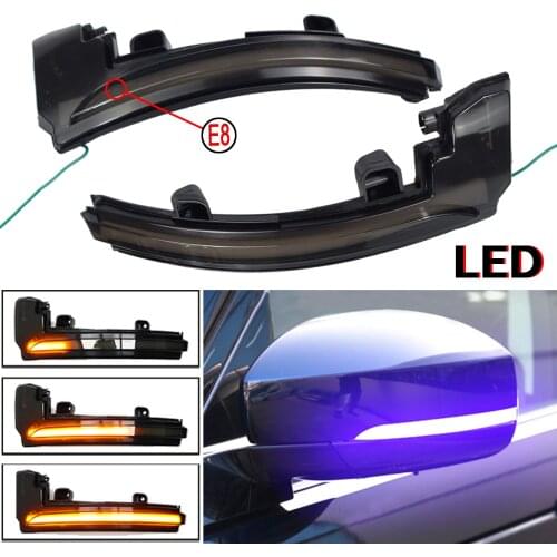 2pcs LED Dynamic Turn Signal Blinker Side Rear-View Mirror Indicator Light For Land Rover Range Rover MK IV L405 2013-2018