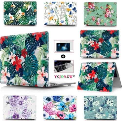 For Macbook 2020 M1 Air Pro 13 A2179 A2337 A2289 A2251 A2338 Touch bar Laptop Case 11.6 12 13.3 15.4 16 Inch flower Hard Cover