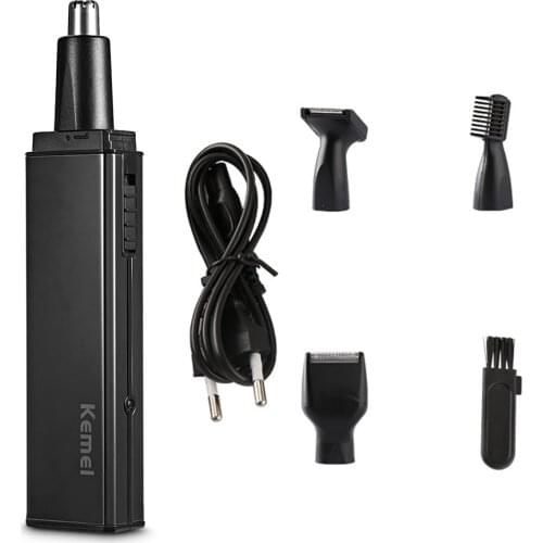 Electric Nose Trimmer USB Rechargeable Men Shaver Razor Set Hair Removal Sideburns Ear Eyebrow Beard Trimer 4 In 1 Face Care