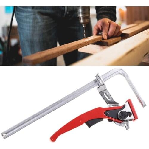 Functional Steel Bench Clamp Carpentry Tools Layout Vise Tool 7.9”/6.3” Inch Quick-release Toggle F-Shape Clamps