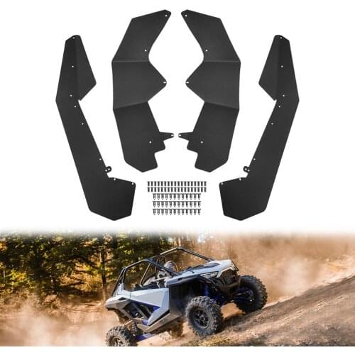 RZR PRO XP Mud Flaps Front Rear Fender Flares Kit UTV KEMIMOTO for Polaris PRO XP 2020 2021