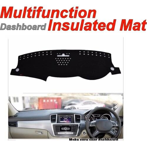 Dashboard Mat Insulated Original Factory Shape pad Protection Cover Carpet Dashmat For Mercedes Benz ML MB W166 350 400 550 63