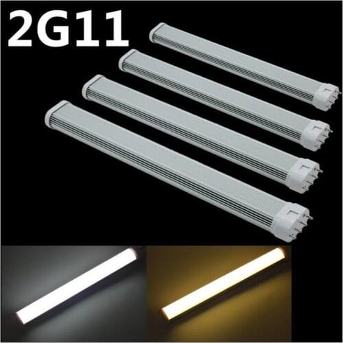 Best 2G11 LED Light 2G11 Tube LED 12W 15W 18W 25W SMD2835 Diffused Cover AC85--265V Warm/Cool White Free Shipping