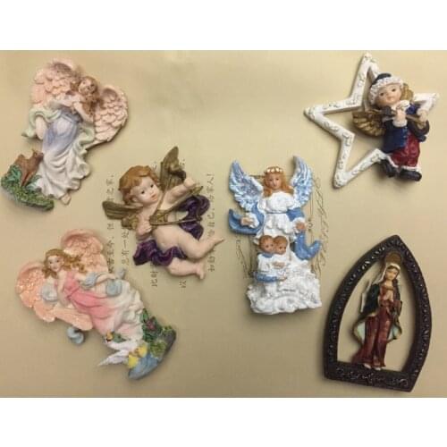 Fridge Magnet Creative Magnet Angel Series Home Decoration Decorative Sticker Feature Original Product