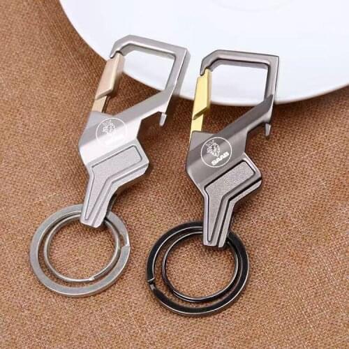 Fashion car LOGO keychain metalr key chain Car Interior Decoration For saab 9-3 9-5 93 95 900 9000 Car Keychain Accessories
