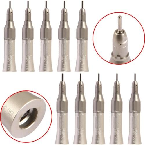 1/5/10PCS Dental NSK Style External Water Spray Straight Handpiece Nosecone Low Slow Speed E-type Handpiece 1:1 Direct Drive
