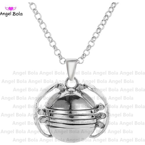 New Expanding Photo Locket Necklace Pendant Angel Wings Gift Jewelry Decoration Necklace Exquisite Ornaments Torque Pendant