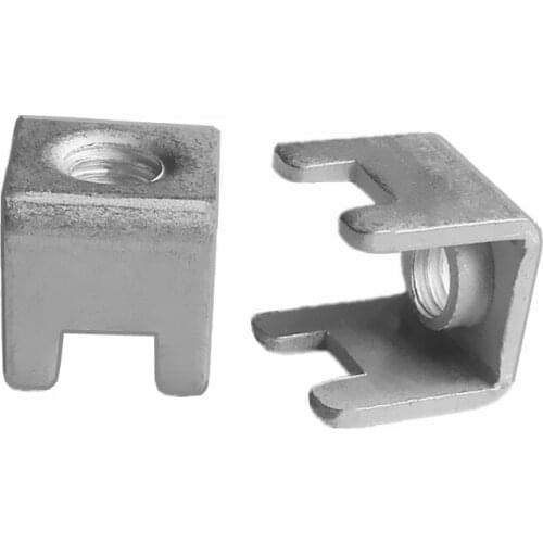 M5 Red Copper PCB Circuit Board Soldering Lug Welding Terminal 85A 10*10mm Quadruped Connector