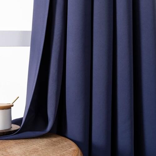 ELKA Blackout Curtains for Living Room Bedroom Window Treatments Curtains Soft Fabric Customize Finished Drapes Blinds Tend