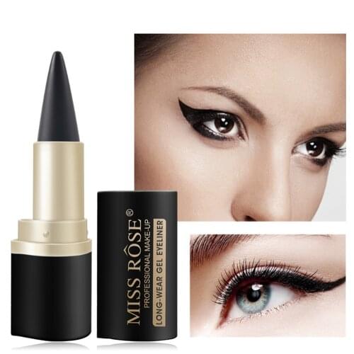 Golden Black Eyeliner Liquid Eye Liner Pen Pencil Gel Waterproof Dark Tube Beauty Makeup