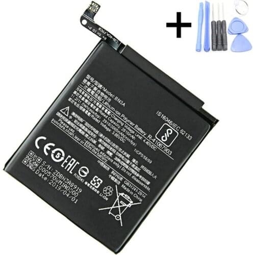1x 3000mAh Battery Replacement For Xiaomi Redmi Go RedmiGo BN3A Smart Phone Batteries + Repair Tools kit