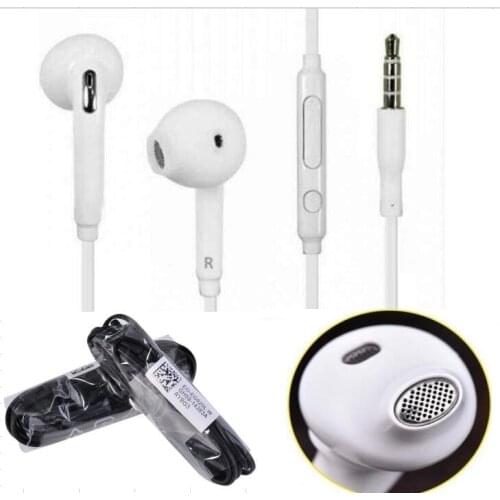 20 pcs/lot 3.5mm in-ear S6 Headphones Earphones with Mic Earphones For Samsung Galaxy S5 s6 Headset Free Shipping