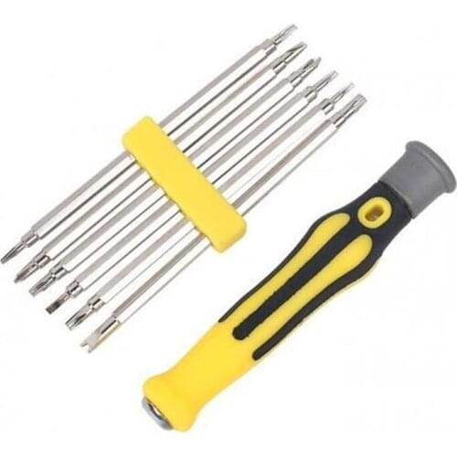 6pcs Removable Screwdrivers Bits Torx Mini Magnetic Screwdriver Set Furniture Appliances Repair Tools Kit chave de fenda
