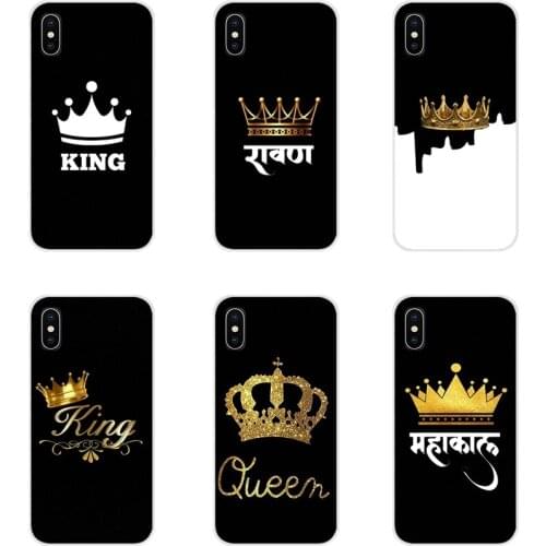 Accessories Phone Cases Covers For Samsung Galaxy A3 A5 A7 A9 A8 Star A6 Plus 2018 2015 2016 2017 Crown King Queen princes