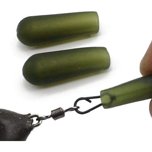 100PCS Carp Fishing Rubber Buffer Beads AFloat Setup Helicopter Chod Rig Bead for Lead Core Carp Fishing Tackle Tool Accessories