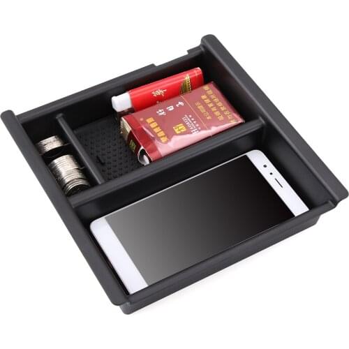 Central armrest container holder tray storage box for Toyota Tacoma 2016 2017 car organizer accessories, car styling