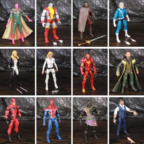 Marvel Legends 6" Action Figure Iron Man Colossus Black Panther Vision Spider UK The Infinity SAGA Thor Captain America Toys