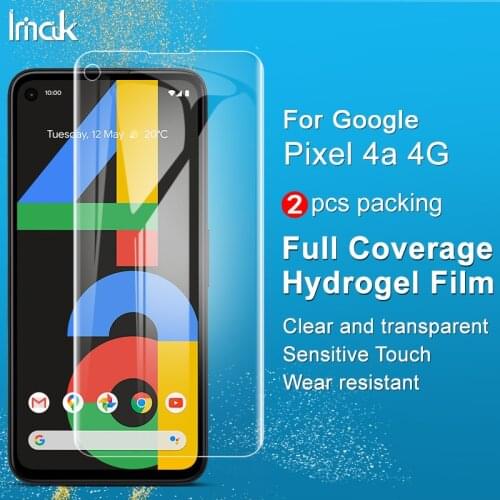 IMAK Hydrogel Film for Google Pixel 4A 4G /Pixel 4A 5G Screen Protector Transparent Oleophobic
