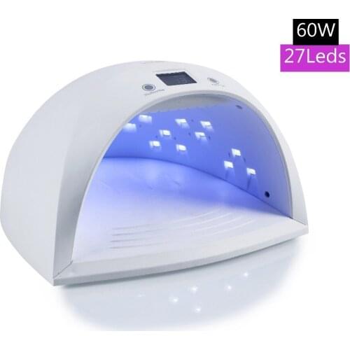 New Lio Battery UV 3PLUS 60W UV LED Nail Lamp Nail Dryer 27Leds with Sensor Cure All Kinds of Gel Nail Polish