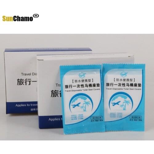 Travling Disposable Paper Toilet Seat Cover Camping Loo wc Bacteria-proof cover For Travel/Camping Bathroom Toilet Paper Pad