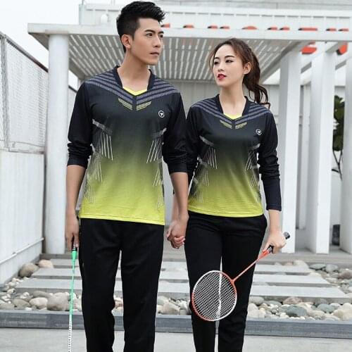 Autumn winter new Badminton long-sleeved shirts Men / Women,Table Tennis shirts ,sports Running t-shirts ,Tennis shirts 128AB
