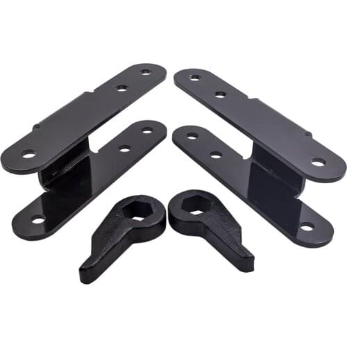 1"-3" Adjustable Front Lift Torsion Keys Rear Shackles for GMC S15 Jimmy 1983-1991 4WD for Chevy S10&S10 Blazer 1982-04 4WD Only