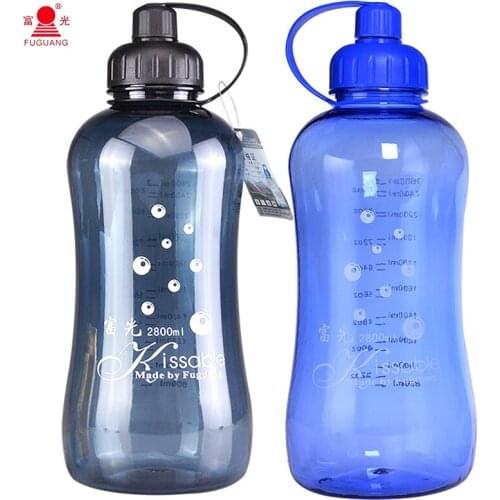 Big Capacity 2000ml/2800ml Blue with Stainless Steel tea infuser Drinkware protein shaker Camping Hiking Space Water Bottle