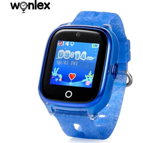 Wonlex Kids Smart Wifi Watch Waterproof IP67 Swimming Sporting Watch SOS Help GPS Positioning Wearable Anti-lost SeTracker KT01
