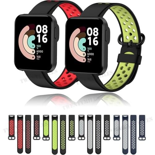 Replacement Sport Strap For XiaoMi Mi Watch Lite Strap Silicone Breathable Watchbands For Mi Watch Lite Watch Strap Bracelet