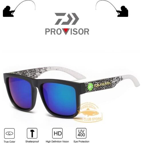 New Daiwa Men and Women Fishing Polarized Sunglasses Outdoor Cycling Sports Seaside Vacation Colorful Multicolor Sunglasses