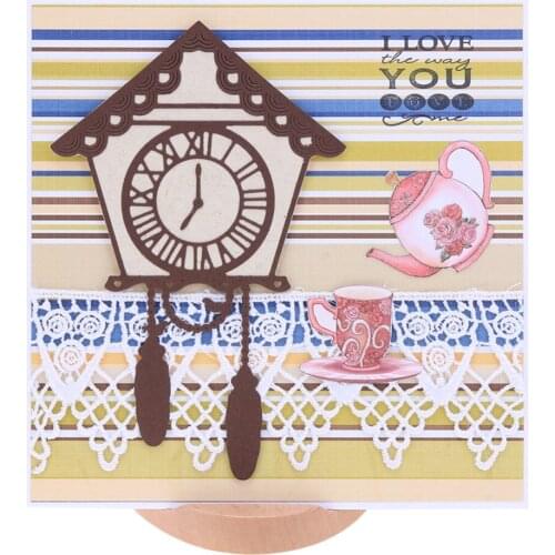 Antique Clock Design Metal Cutting Dies Stencil for DIY Scrapbooking Photo Album Embossing Paper Cards Decorative Crafts