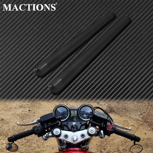 Universal Motorcycle 22mm Handlebar Black Clip On Ons Replacement Handle Bar Tube Aluminum For Harley Sportster XL Touring Dyna